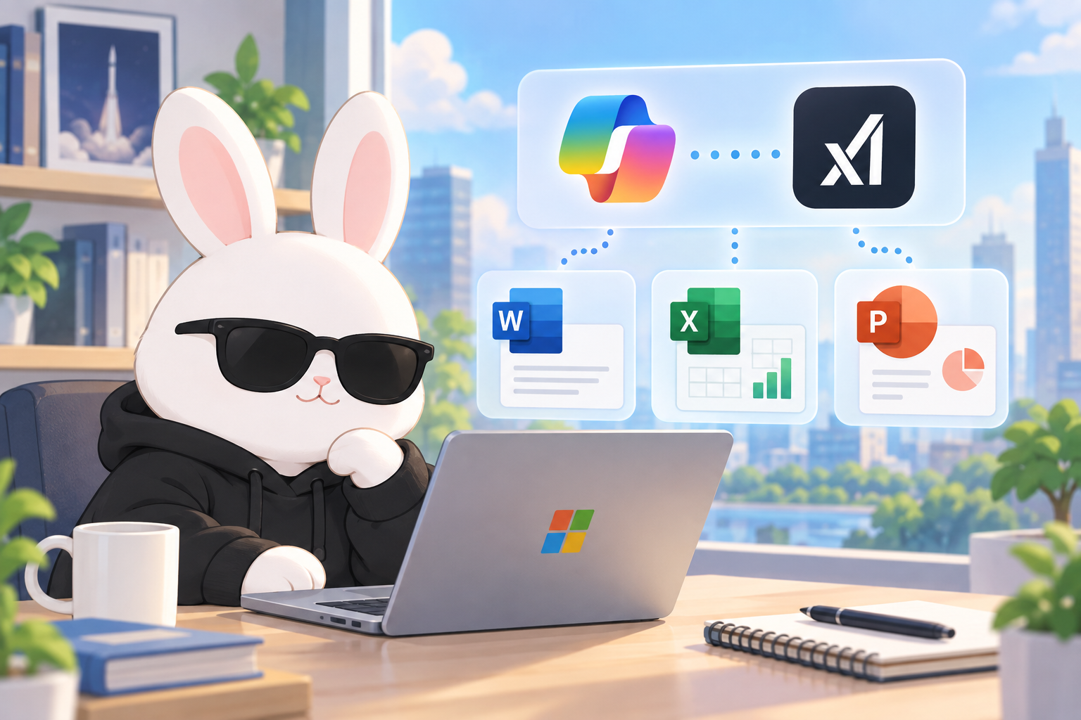 Microsoft CopilotにGrokモデルを追加、Word・Excel・PowerPointで段階的に提供のアイキャッチ画像