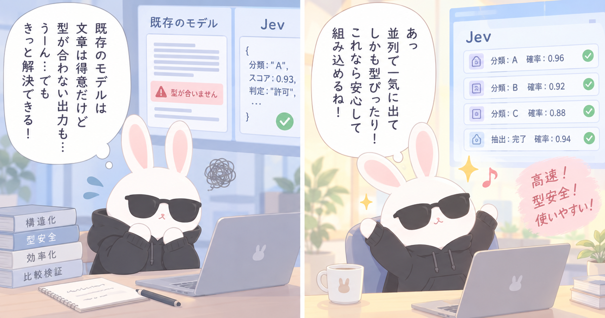 TypeSafe AIの「Jev」とは？既存LLMとの違いを解説のアイキャッチ画像