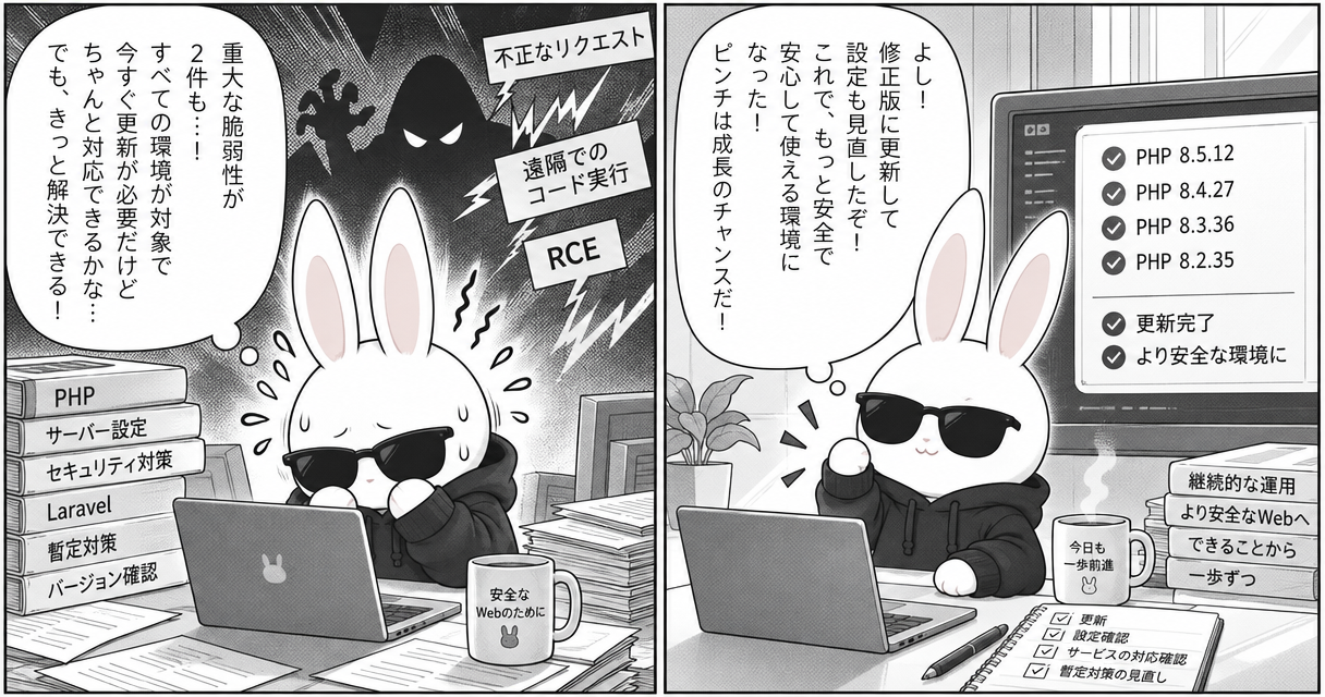 PHP、重大なRCE脆弱性2件を修正　8.5.12などへの即時更新を呼びかけのアイキャッチ画像