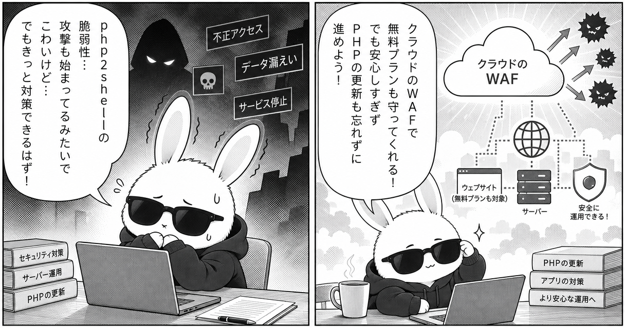 Cloudflare、PHPの脆弱性「php2shell」へのWAF保護を展開　無料プランも対象のアイキャッチ画像